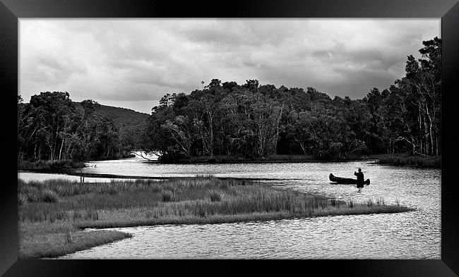 Backwater #6 Framed Print by Dennis Gay