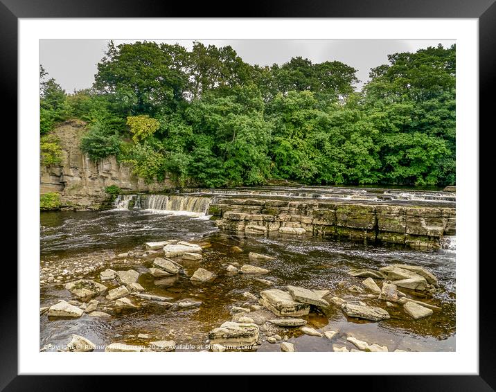 Majestic Waterfalls at Richmond Framed Mounted Print by Rodney Hutchinson