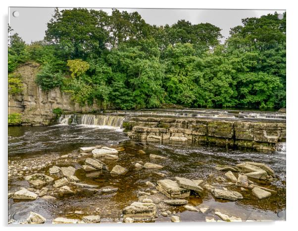 Majestic Waterfalls at Richmond Acrylic by Rodney Hutchinson