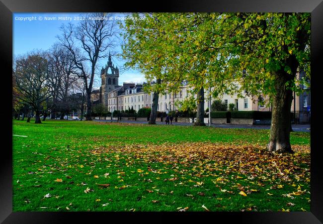 The South Inch, Perth in Autumn Framed Print by Navin Mistry