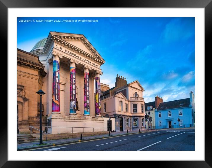 Perth Museum and Art Gallery Framed Mounted Print by Navin Mistry