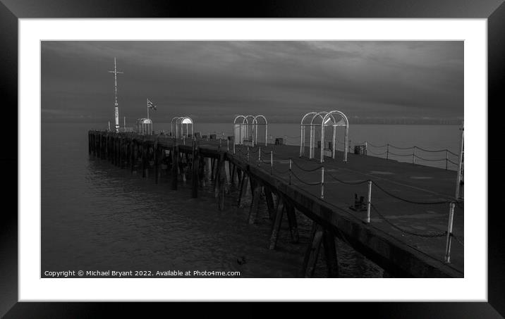 Clacton pier Framed Mounted Print by Michael bryant Tiptopimage