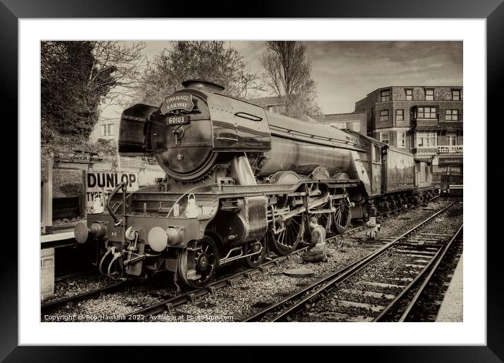 Scotsman at Swanage Framed Mounted Print by Rob Hawkins