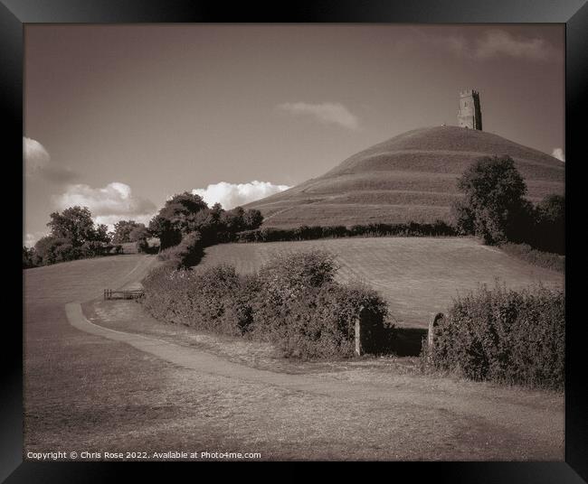 Glastonbury Tor Framed Print by Chris Rose