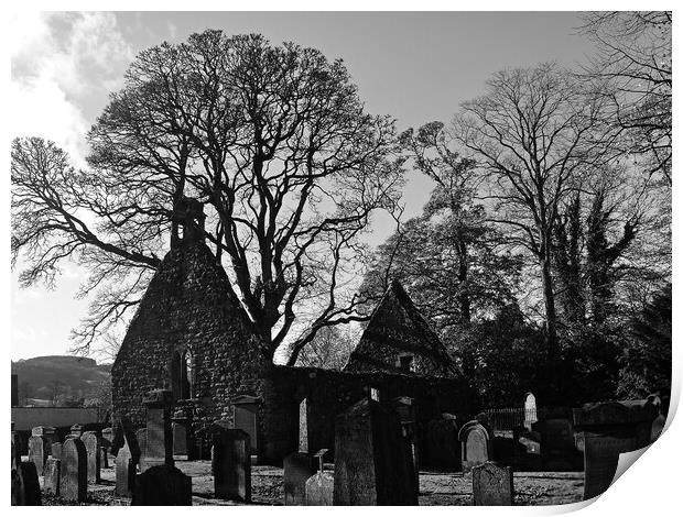 Alloway auld kirk Print by Allan Durward Photography