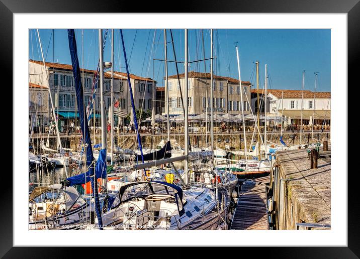 Coastal Serenity Framed Mounted Print by Roger Mechan