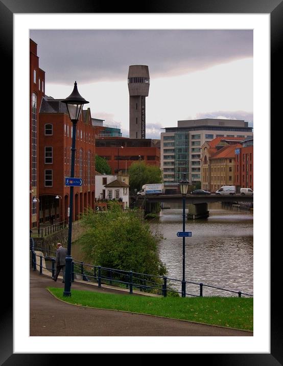 The Shot Tower, Bristol. Framed Mounted Print by Heather Goodwin