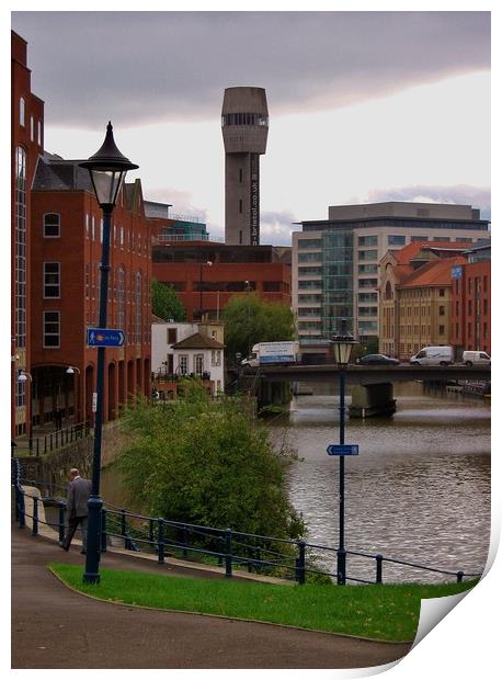 The Shot Tower, Bristol. Print by Heather Goodwin