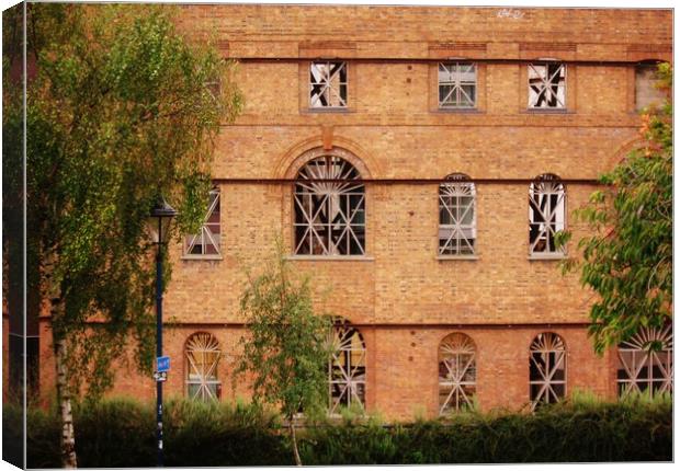 Old Abandoned Warehouse. Canvas Print by Heather Goodwin