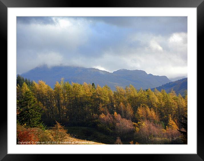 tyndrum scotland Framed Mounted Print by dale rys (LP)