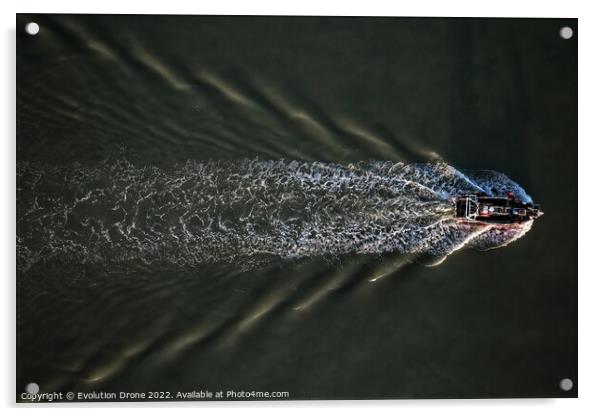 Fisherman's Wake Acrylic by Evolution Drone
