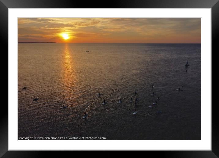 Last days of summer Framed Mounted Print by Evolution Drone