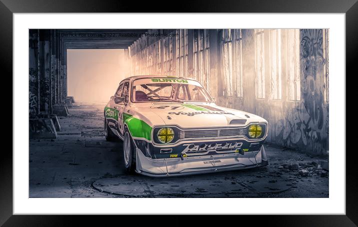 Ford escort mexico Framed Mounted Print by Derrick Fox Lomax