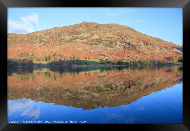 Place Fell reflected in Ullswater Framed Print by David Morton