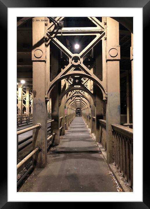 The High Level Bridge, Newcastle upon Tyne  Framed Mounted Print by Jim Jones