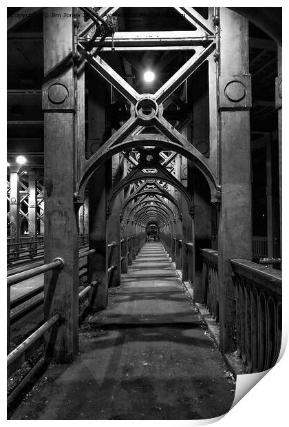 The High Level Bridge, Newcastle upon Tyne - Monochrome Print by Jim Jones