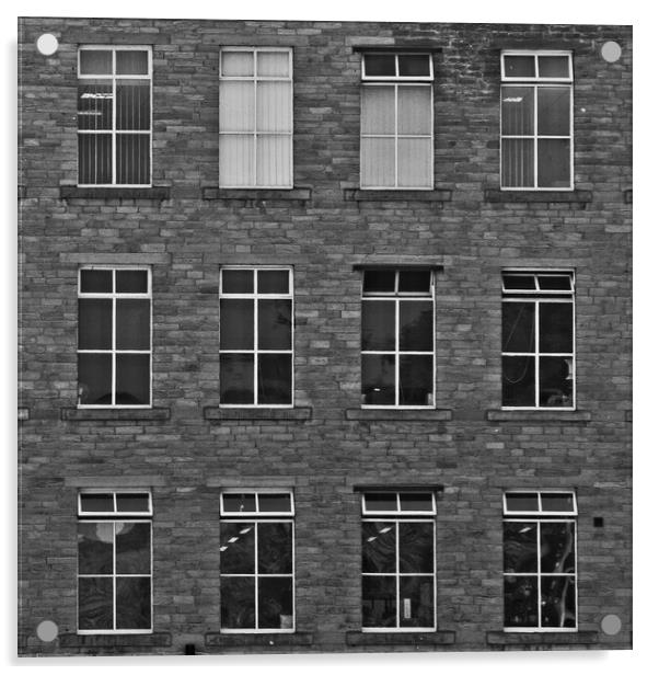12 Windows Acrylic by Glen Allen