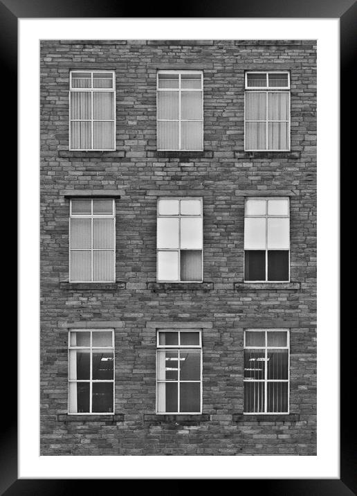 9 Windows Framed Mounted Print by Glen Allen