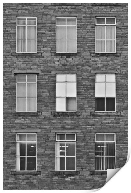 9 Windows Print by Glen Allen