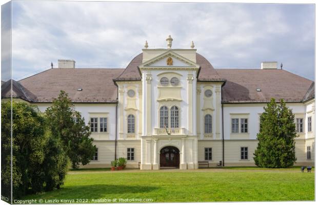 Forgach Palace - Szecseny Canvas Print by Laszlo Konya