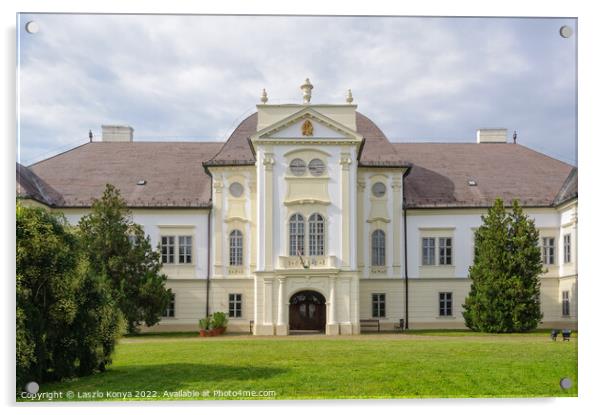 Forgach Palace - Szecseny Acrylic by Laszlo Konya