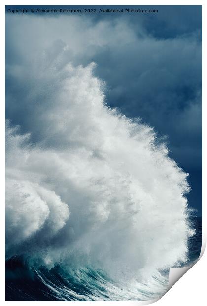 Huge Wave Splash Print by Alexandre Rotenberg
