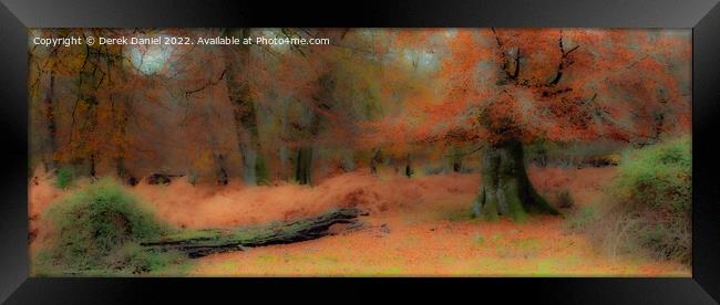 Enchanted Autumn Wonderland Framed Print by Derek Daniel