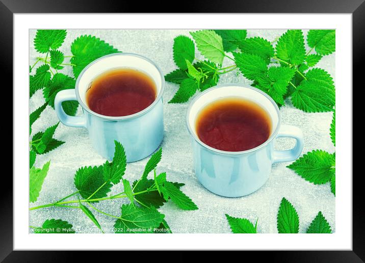 Medicinal herbal tea. Framed Mounted Print by Mykola Lunov Mykola