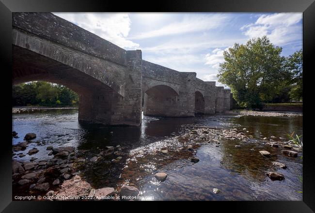 Crickhowell Bridge, Brecon Beacons Framed Print by Gordon Maclaren