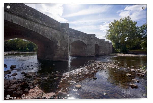 Crickhowell Bridge, Brecon Beacons Acrylic by Gordon Maclaren