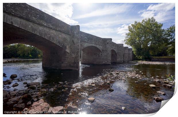 Crickhowell Bridge, Brecon Beacons Print by Gordon Maclaren