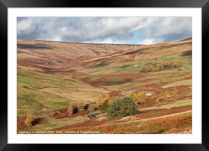 Autumn in the Hudes Hope (2) Framed Mounted Print by Richard Laidler