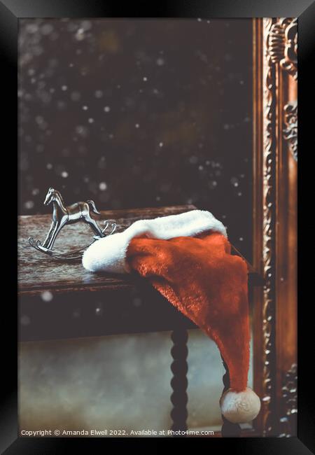 Traditional Christmas  Framed Print by Amanda Elwell
