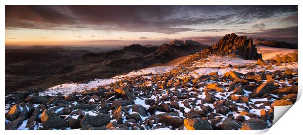 Castell y Gwynt Panoramic Print by Rory Trappe
