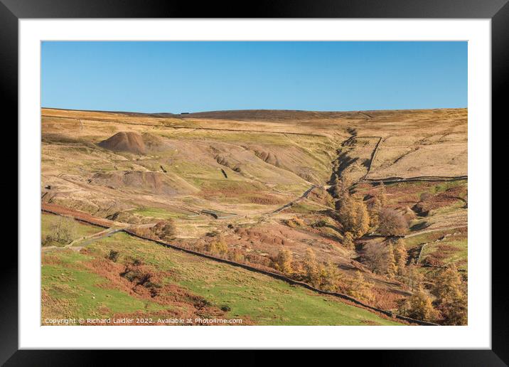 Lodge Sike Mine Remains, Teesdale Framed Mounted Print by Richard Laidler