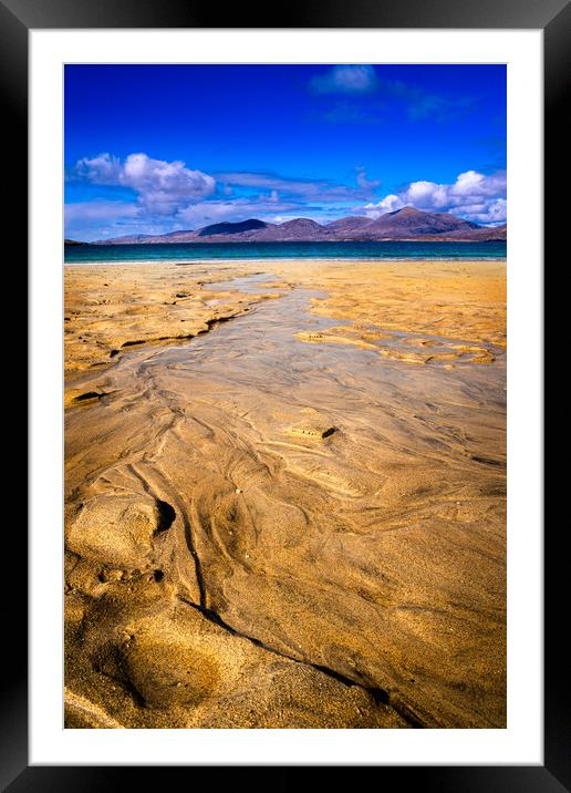Luskentyre Beach Framed Mounted Print by Macrae Images