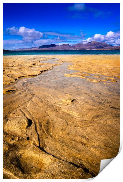 Luskentyre Beach Print by Macrae Images