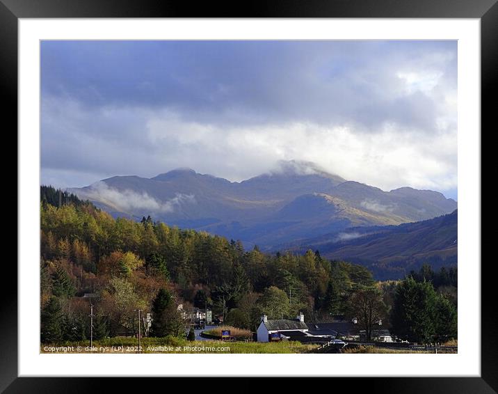 tyndrum scotland   Framed Mounted Print by dale rys (LP)