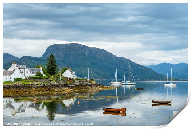 Plockton in the Highlands, Scotland Print by Delphimages Art