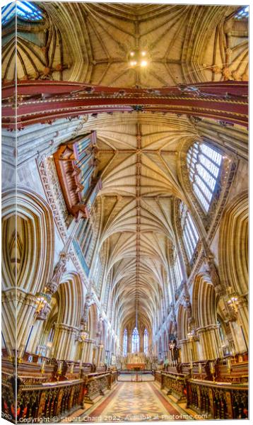 Lichfield Cathedral Canvas Print by Travel and Pixels 