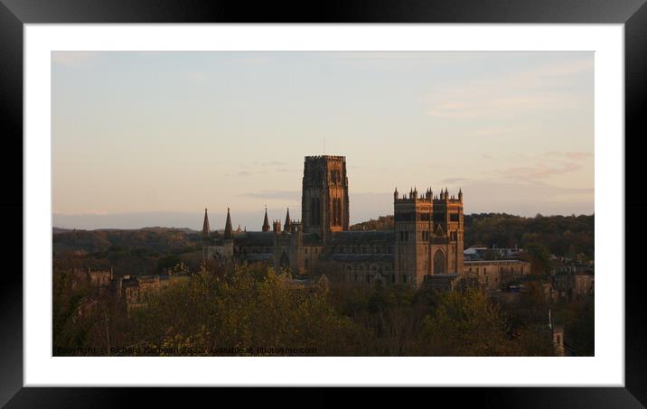 Durham Cathedral Framed Mounted Print by Richard Fairbairn