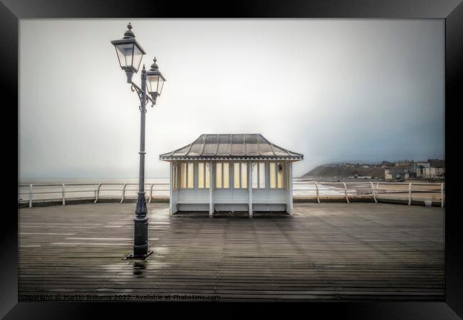 Another raining day in Cromer Framed Print by Martin Williams
