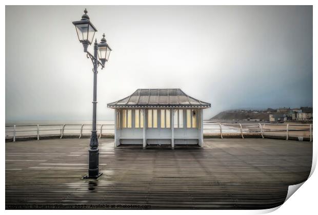 Another raining day in Cromer Print by Martin Williams