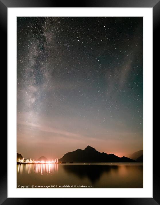 light and star Framed Mounted Print by steeve raye