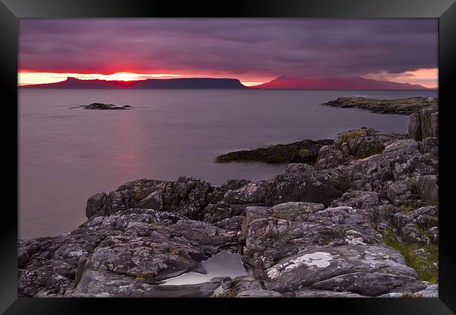 Portnaluchaig After Sunset, Scotland Framed Print by Richard Nicholls