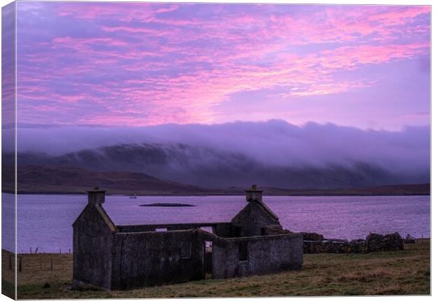 Abandoned Croft House Canvas Print by Jason Moss