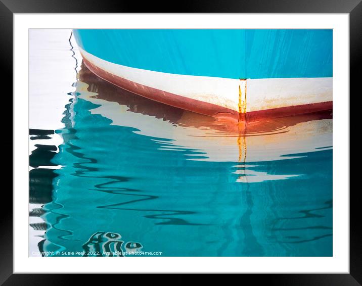 Harbour Reflections Framed Mounted Print by Susie Peek