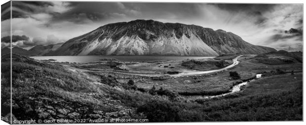Wastwater panoramic Canvas Print by Geoff Beattie