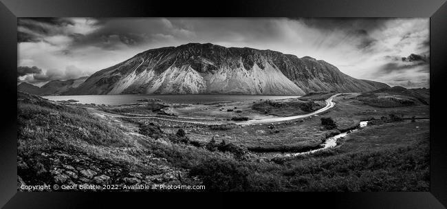 Wastwater panoramic Framed Print by Geoff Beattie