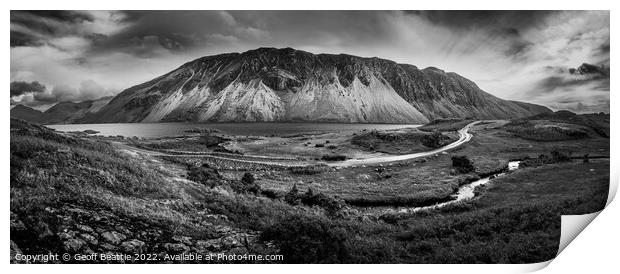 Wastwater panoramic Print by Geoff Beattie